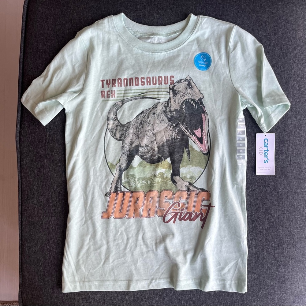 Carter's Green Dinosaur Graphic Kids T-Shirt